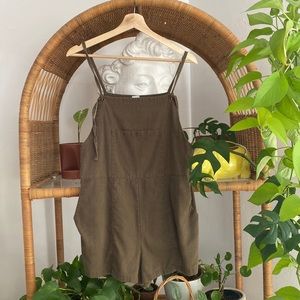 Green Short Overalls/Romper